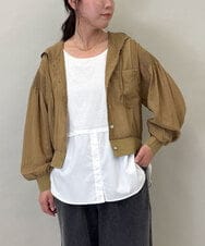 ZMKGE49049 al'aise modulation(アレーズモジュレーション) 切り替えヘムデザインタンクトップ ホワイト