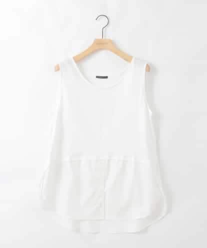 ZMKGE49049 al'aise modulation 切り替えヘムデザインタンクトップ