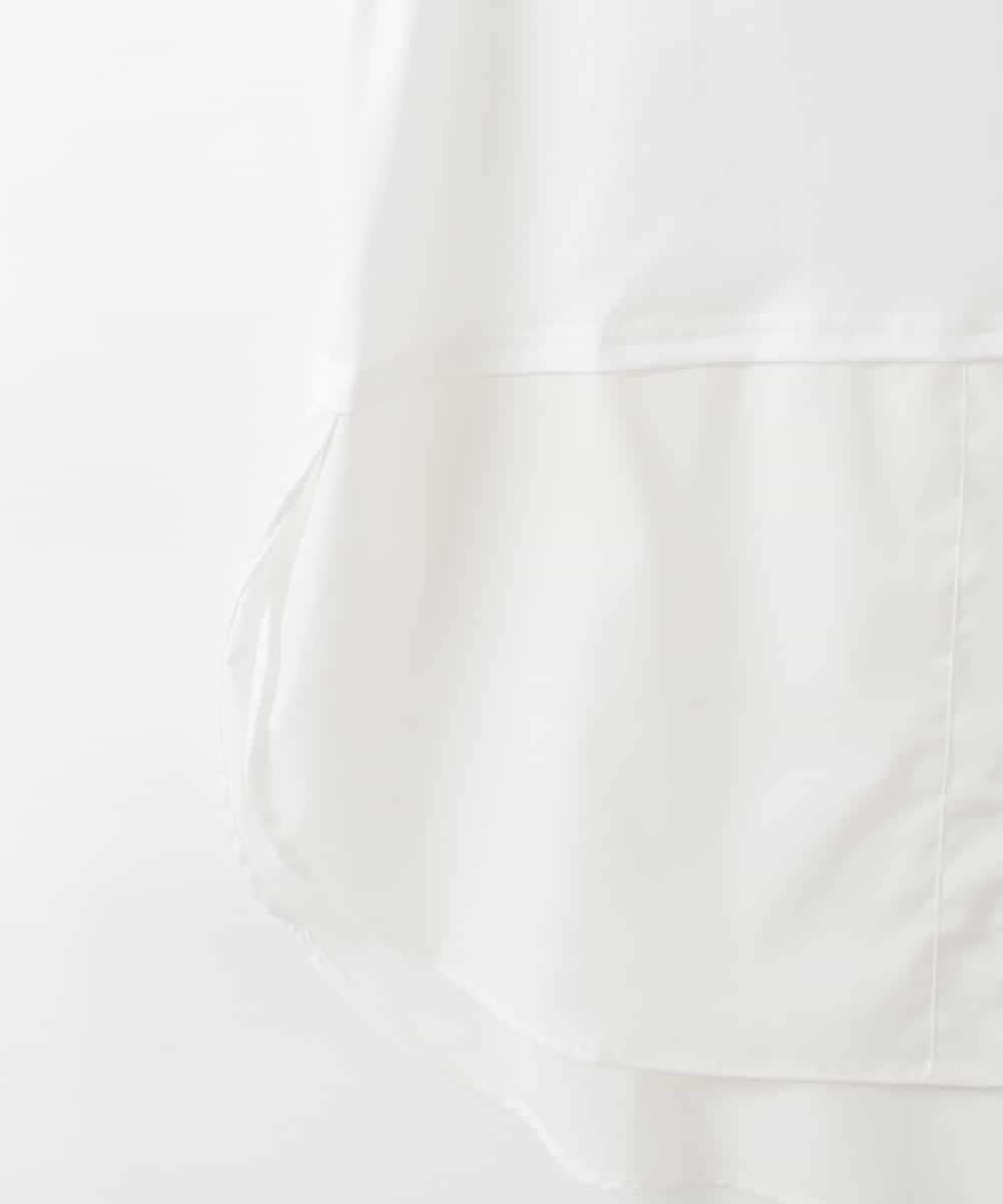 ZMKGE49049 al'aise modulation(アレーズモジュレーション) 切り替えヘムデザインタンクトップ ホワイト