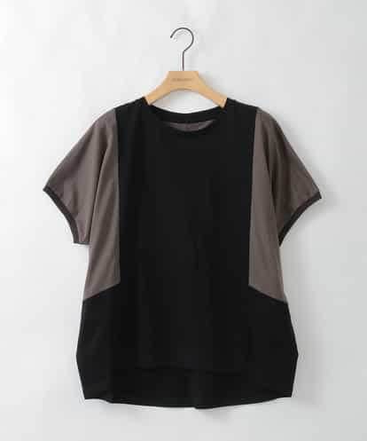 ZMKGE50098 al'aise modulation 【接触冷感】ブロッキング配色デザインカットソー