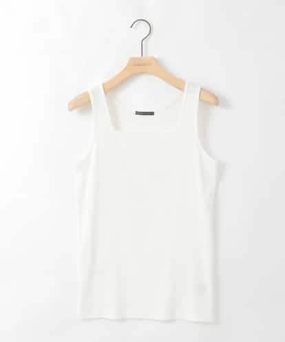 ZMKGE51049 al'aise modulation スクエアネックリブタンクトップ