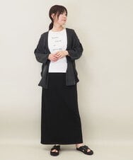 ZMKGE52099 al'aise modulation(アレーズモジュレーション) 【セットアイテム】ロゴタンクトップ×メッシュドルマンプルオーバー ホワイト