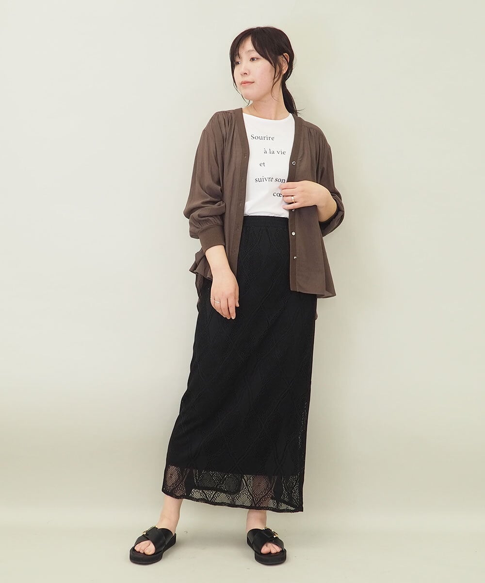 ZMKGE52099 al'aise modulation(アレーズモジュレーション) 【セットアイテム】ロゴタンクトップ×メッシュドルマンプルオーバー ホワイト