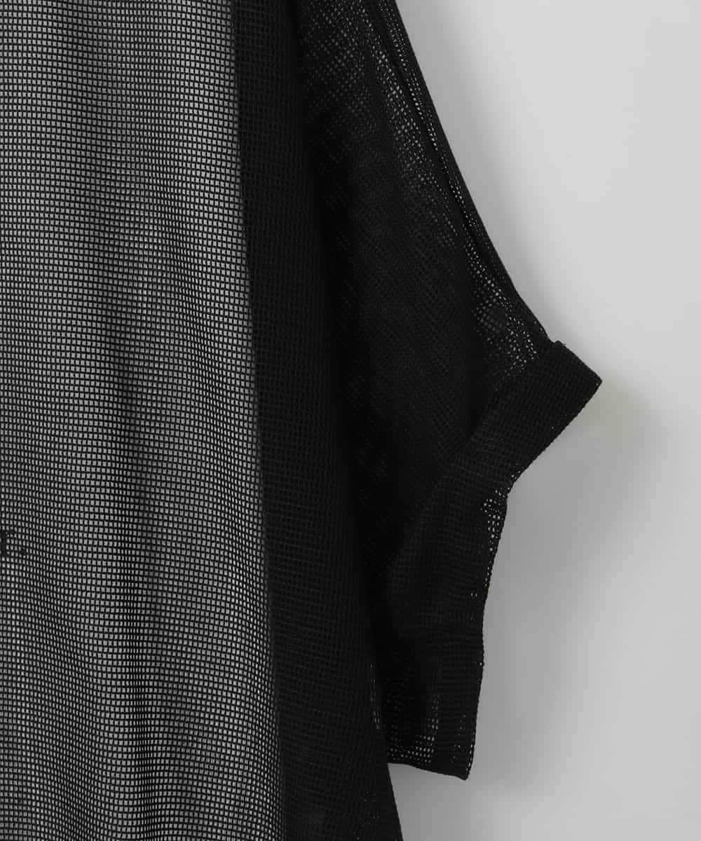 ZMKGE52099 al'aise modulation(アレーズモジュレーション) 【セットアイテム】ロゴタンクトップ×メッシュドルマンプルオーバー ブラック