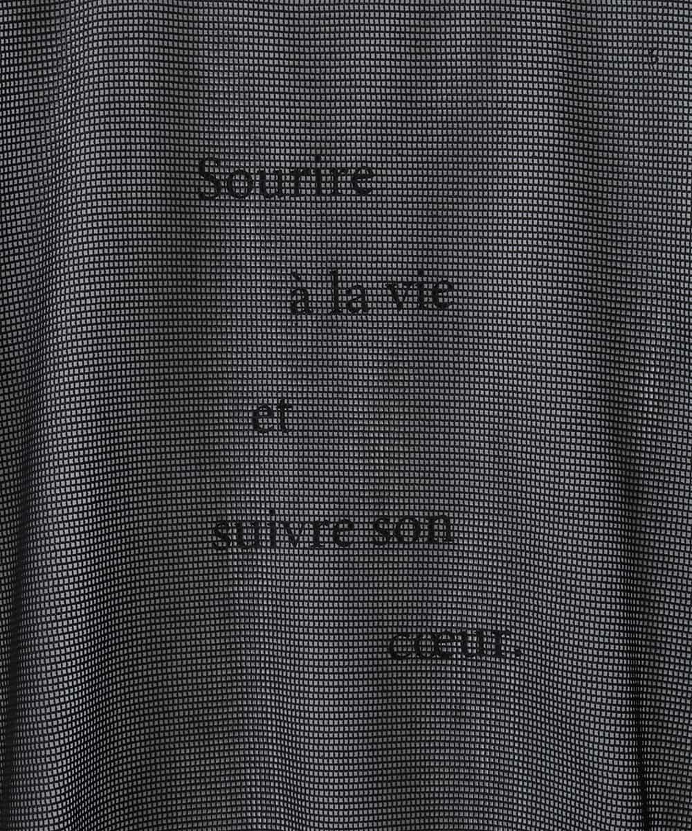 ZMKGE52099 al'aise modulation(アレーズモジュレーション) 【セットアイテム】ロゴタンクトップ×メッシュドルマンプルオーバー ブラック