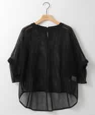 ZMKGE52099 al'aise modulation(アレーズモジュレーション) 【セットアイテム】ロゴタンクトップ×メッシュドルマンプルオーバー ブラック