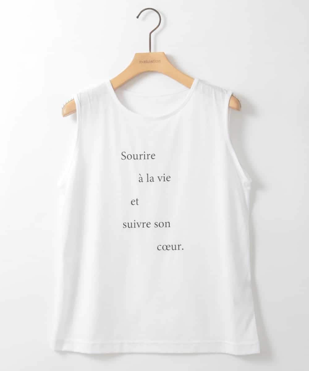 ZMKGE52099 al'aise modulation(アレーズモジュレーション) 【セットアイテム】ロゴタンクトップ×メッシュドルマンプルオーバー ブラック