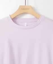 ZMKGE53110 al'aise modulation(アレーズモジュレーション) ギャザーフリルスリーブコットンカットソー ピンク