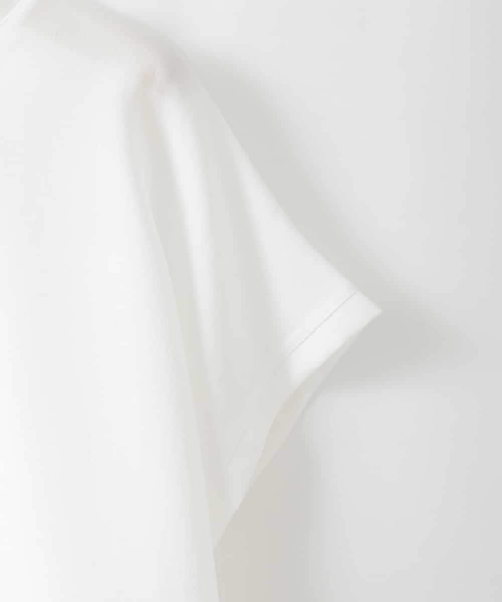 ZMKGE54099 al'aise modulation(アレーズモジュレーション) 切り替えデザインテールロングカットソー ホワイト