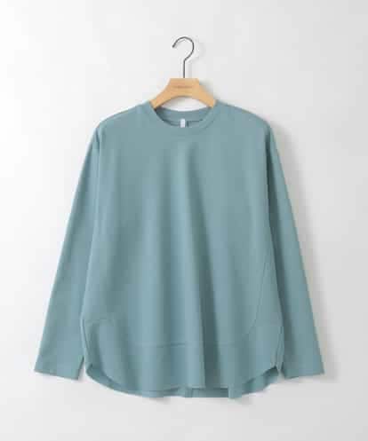 ZMKGE55069 al'aise modulation ラウンドヘムデザインカットソー