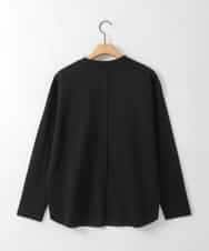 ZMKGE55069 al'aise modulation(アレーズモジュレーション) ラウンドヘムデザインカットソー ブラック