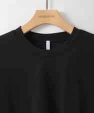 ZMKGE55069 al'aise modulation(アレーズモジュレーション) ラウンドヘムデザインカットソー ブラック