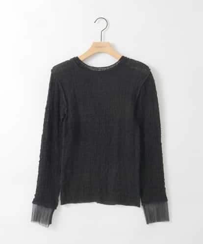 ZMKGE58098 al'aise modulation 【2WAY】シアーシャーリングデザインカットソー