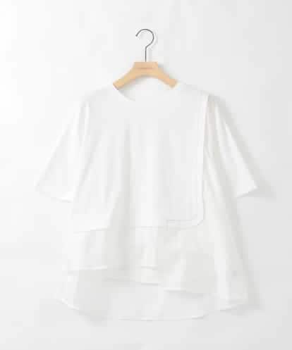 ZMKGE61089 al'aise modulation レイヤードデザインカットソー