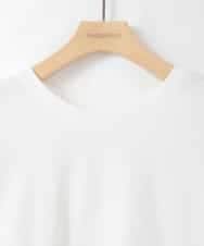 ZMKGE61089 al'aise modulation(アレーズモジュレーション) レイヤードデザインカットソー ホワイト