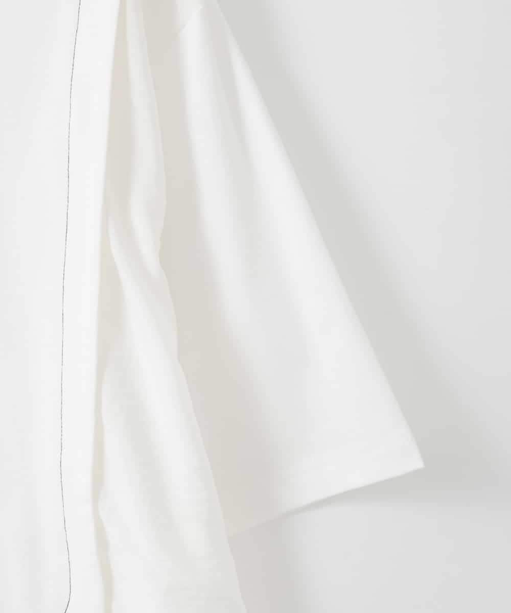 ZMKGE61089 al'aise modulation(アレーズモジュレーション) レイヤードデザインカットソー ホワイト