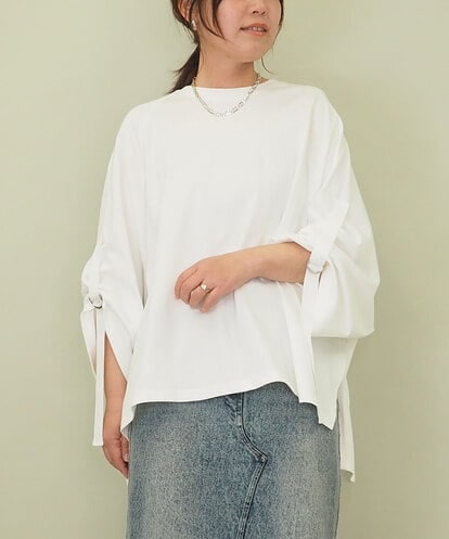 ZMKGE63128 al'aise modulation バックロゴビックトップス