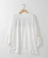 ZMKGE63128 al'aise modulation(アレーズモジュレーション) バックロゴビックトップス ホワイト