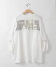 ZMKGE63128 al'aise modulation(アレーズモジュレーション) バックロゴビックトップス ホワイト