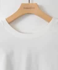 ZMKGE63128 al'aise modulation(アレーズモジュレーション) バックロゴビックトップス ホワイト