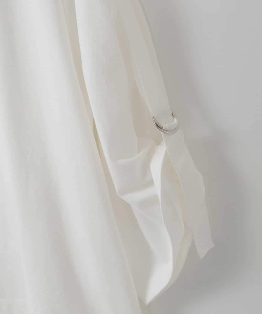 ZMKGE63128 al'aise modulation(アレーズモジュレーション) バックロゴビックトップス ホワイト