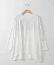 ZMKGE63128 al'aise modulation(アレーズモジュレーション) バックロゴビックトップス ホワイト