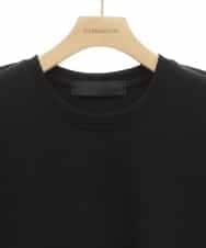 ZMKGQ23110 al'aise modulation(アレーズモジュレーション) フラワーグラフィックTシャツ ブラック