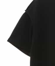 ZMKGQ23110 al'aise modulation(アレーズモジュレーション) フラワーグラフィックTシャツ ブラック