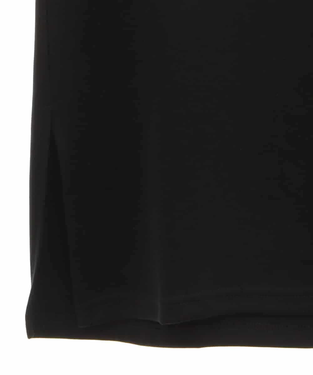 ZMKGQ23110 al'aise modulation(アレーズモジュレーション) フラワーグラフィックTシャツ ブラック