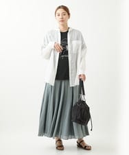 ZMKGW35100 al'aise modulation(アレーズモジュレーション) コード刺繍Tシャツ ブラック