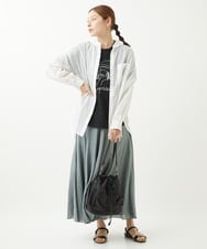 ZMKGW35100 al'aise modulation(アレーズモジュレーション) コード刺繍Tシャツ ブラック