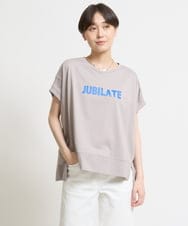 ZMKGW40085 al'aise modulation(アレーズモジュレーション) ロゴプリントボックスTシャツ グレー
