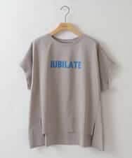 ZMKGW40085 al'aise modulation(アレーズモジュレーション) ロゴプリントボックスTシャツ グレー