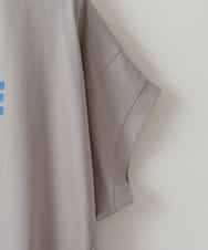 ZMKGW40085 al'aise modulation(アレーズモジュレーション) ロゴプリントボックスTシャツ グレー