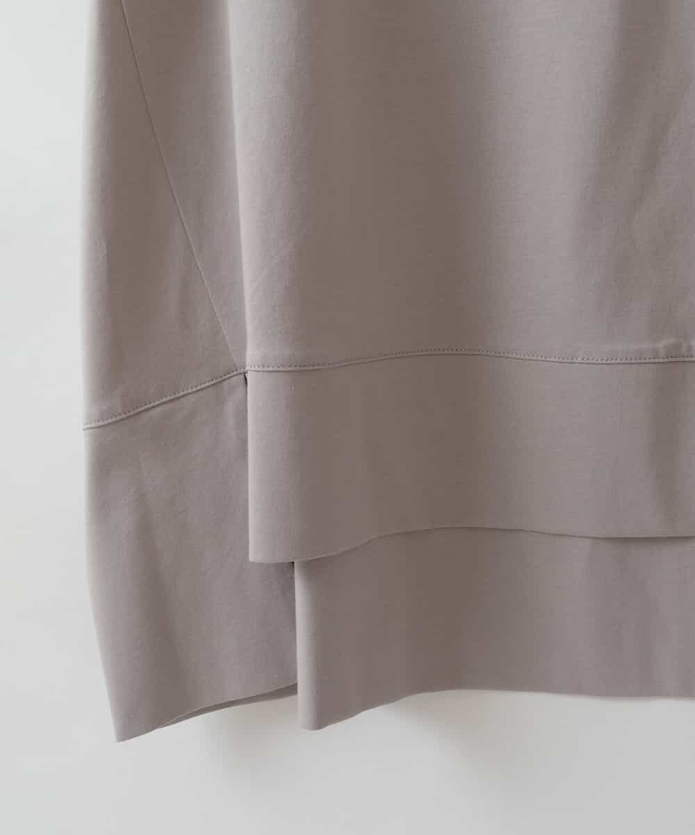 ZMKGW40085 al'aise modulation(アレーズモジュレーション) ロゴプリントボックスTシャツ グレー