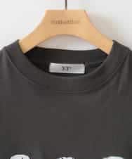 ZMKHB51059 al'aise modulation(アレーズモジュレーション) ダルメシアンTシャツ ダークグレー