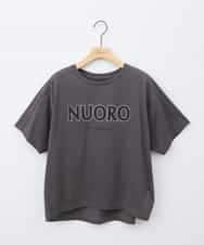 ZMKHB56079 al'aise modulation(アレーズモジュレーション) 【接触冷感】スタッズロゴデザインTシャツ ダークグレー