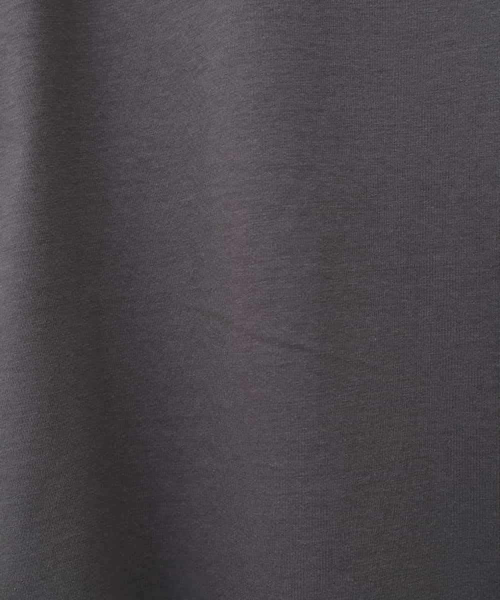 ZMKHB56079 al'aise modulation(アレーズモジュレーション) 【接触冷感】スタッズロゴデザインTシャツ ダークグレー