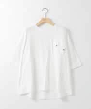 ZMKHE05049 al'aise modulation(アレーズモジュレーション) フロントフラップポケットカットソー ホワイト