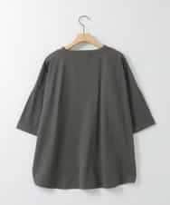 ZMKHE05049 al'aise modulation(アレーズモジュレーション) フロントフラップポケットカットソー ダークグレー