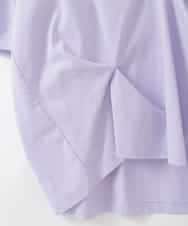 ZMKHE06070 al'aise modulation(アレーズモジュレーション) イレギュラータックデザインTシャツ ピンク