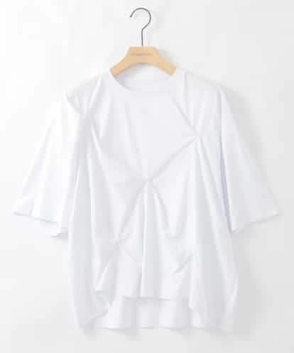ZMKHE06070 al'aise modulation イレギュラータックデザインTシャツ