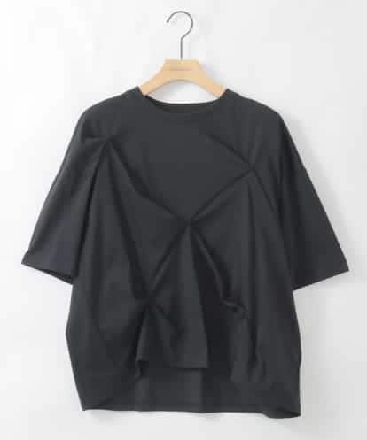 ZMKHE06070 al'aise modulation イレギュラータックデザインTシャツ