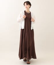 ZMKHE08138 al'aise modulation(アレーズモジュレーション) メッシュジョイントシアーブルゾン アイボリー