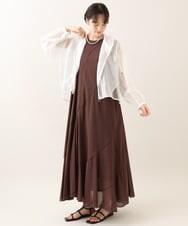ZMKHE08138 al'aise modulation(アレーズモジュレーション) メッシュジョイントシアーブルゾン アイボリー