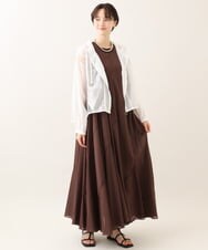 ZMKHE08138 al'aise modulation(アレーズモジュレーション) メッシュジョイントシアーブルゾン アイボリー