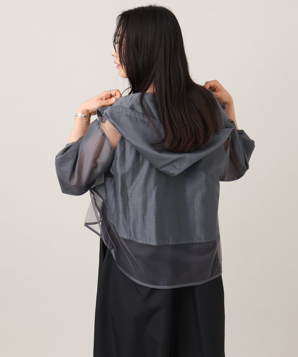 ZMKHE08138 al'aise modulation メッシュジョイントシアーブルゾン