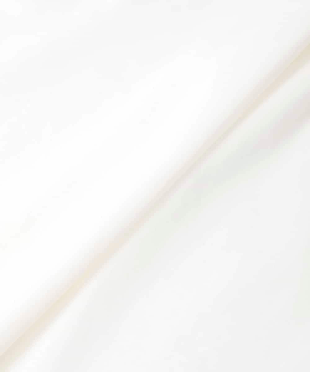 ZMKHE10099 al'aise modulation(アレーズモジュレーション) 【日本製/洗える】レースドッキングフレンチスリーブプルオーバー ホワイト