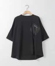 ZMKHE14049 al'aise modulation(アレーズモジュレーション) フロントジップポケットカットソー ブラック