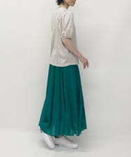 ZMKHT36099 al'aise modulation(アレーズモジュレーション) 【日本製】ボリュームスリーブコットンカットソー アイボリー